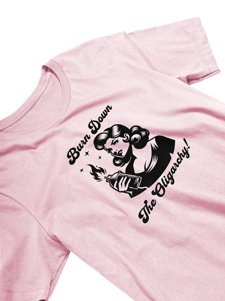 Burn Down The Oligarchy Retro Supersoft T-Shirt product image (9)
