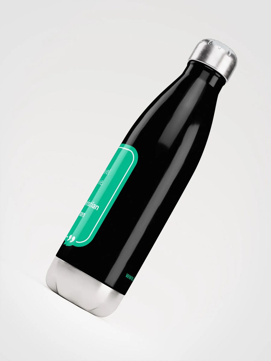 Stainless Steel Bottle with Hans Christian Andersen Travel Quote product image (4)