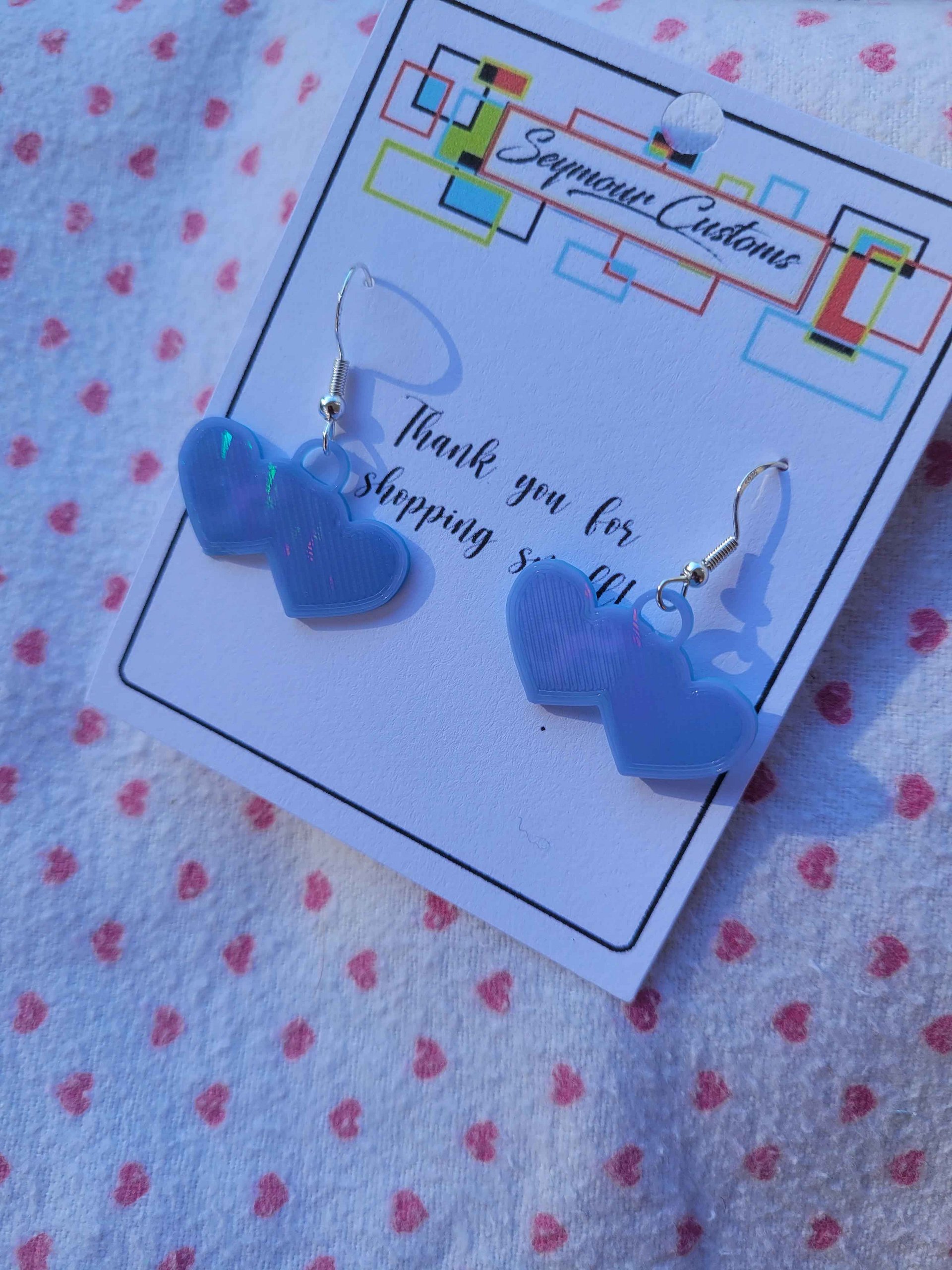 Holographic Valentine's day Earrings product image (4)