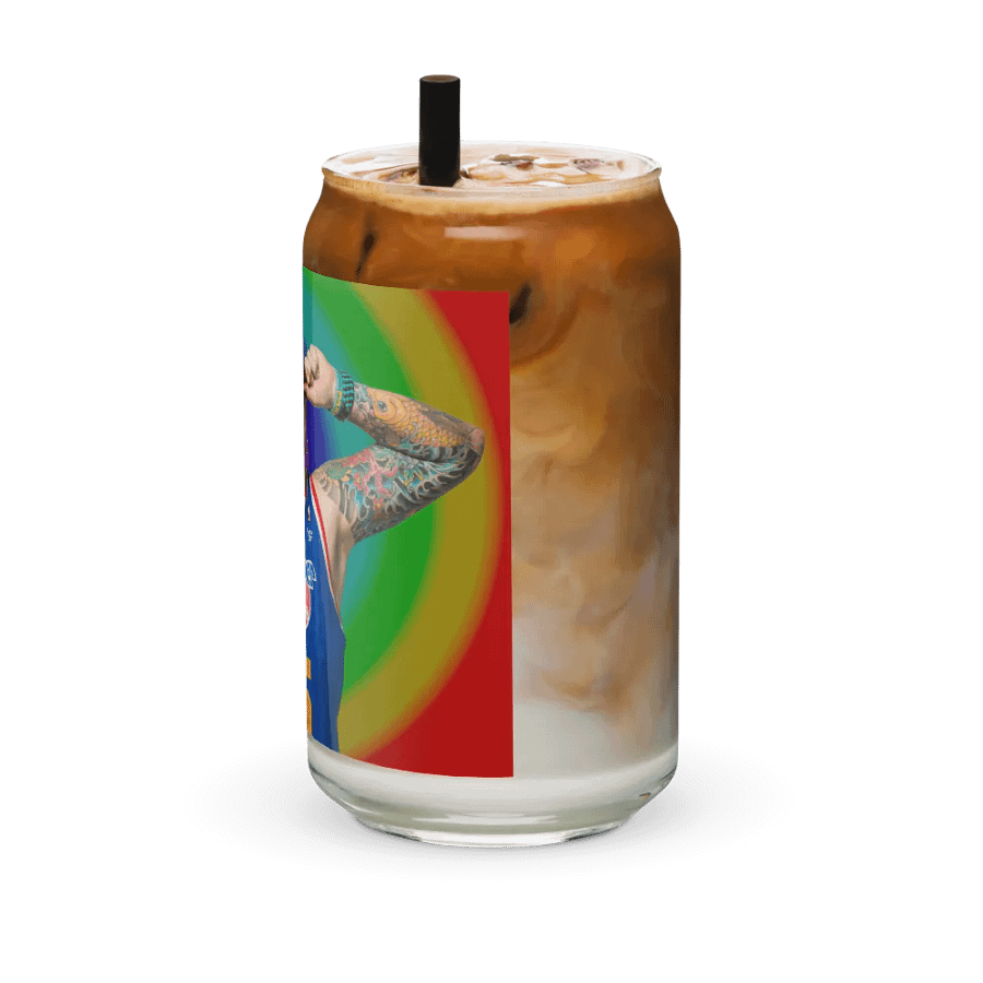 RainbowBeard Looney Can-Shaped Glass product image (12)