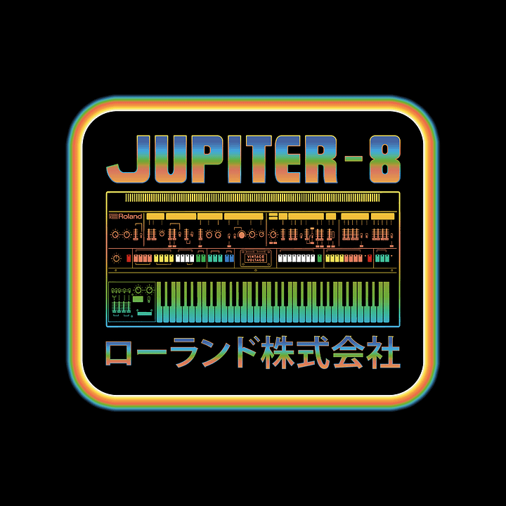Jupiter 8 Mouse Mat - Roland JP-8 (Vintage Analog Synthesizer) product image (1)