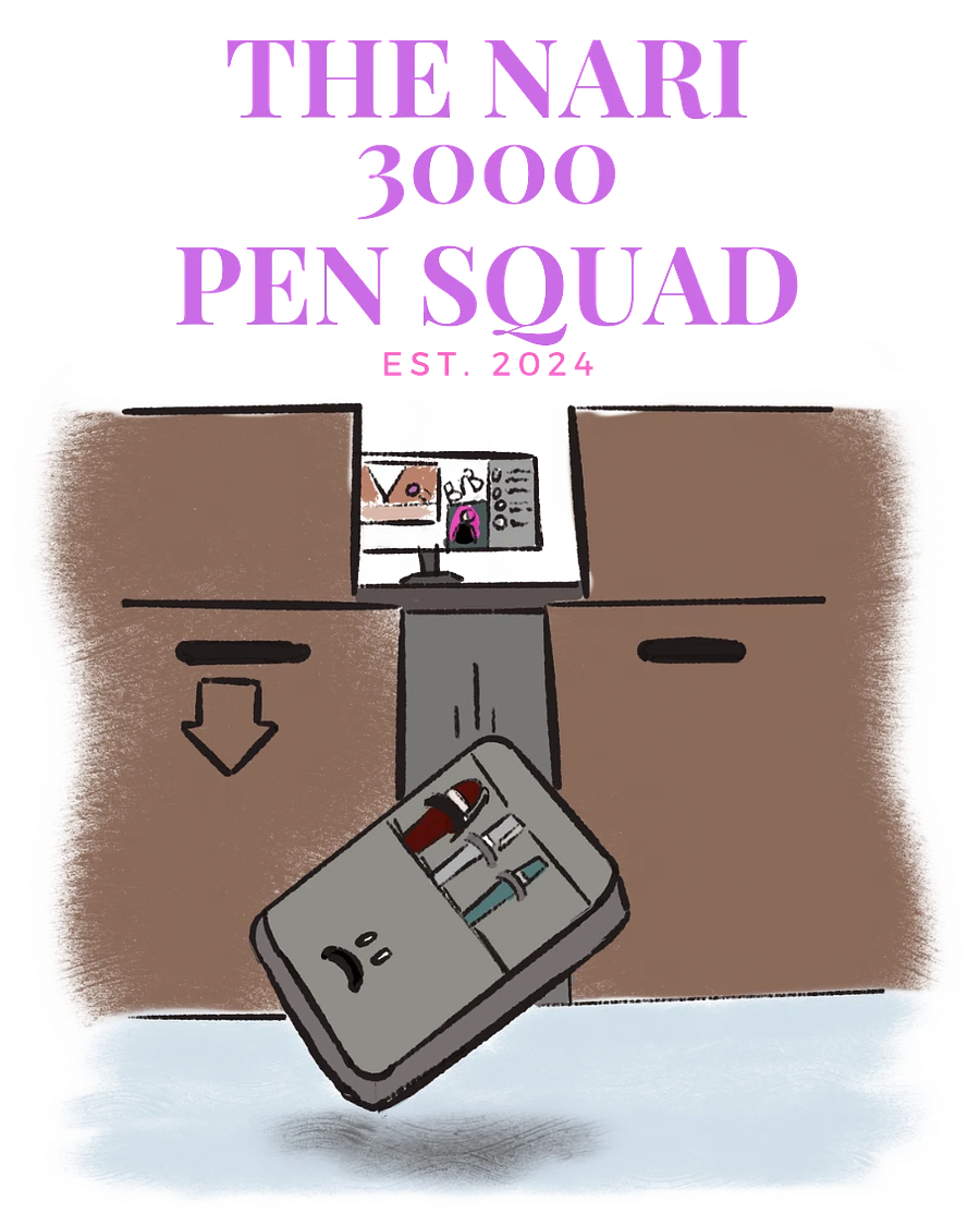 The Nari 3000 Pen Squad (with text) Mug product image (2)