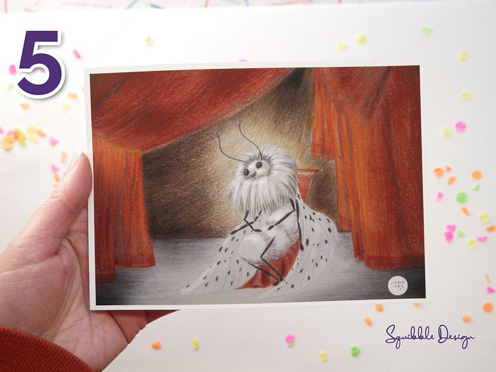 Supporter Print - Ermine Moth product image (1)