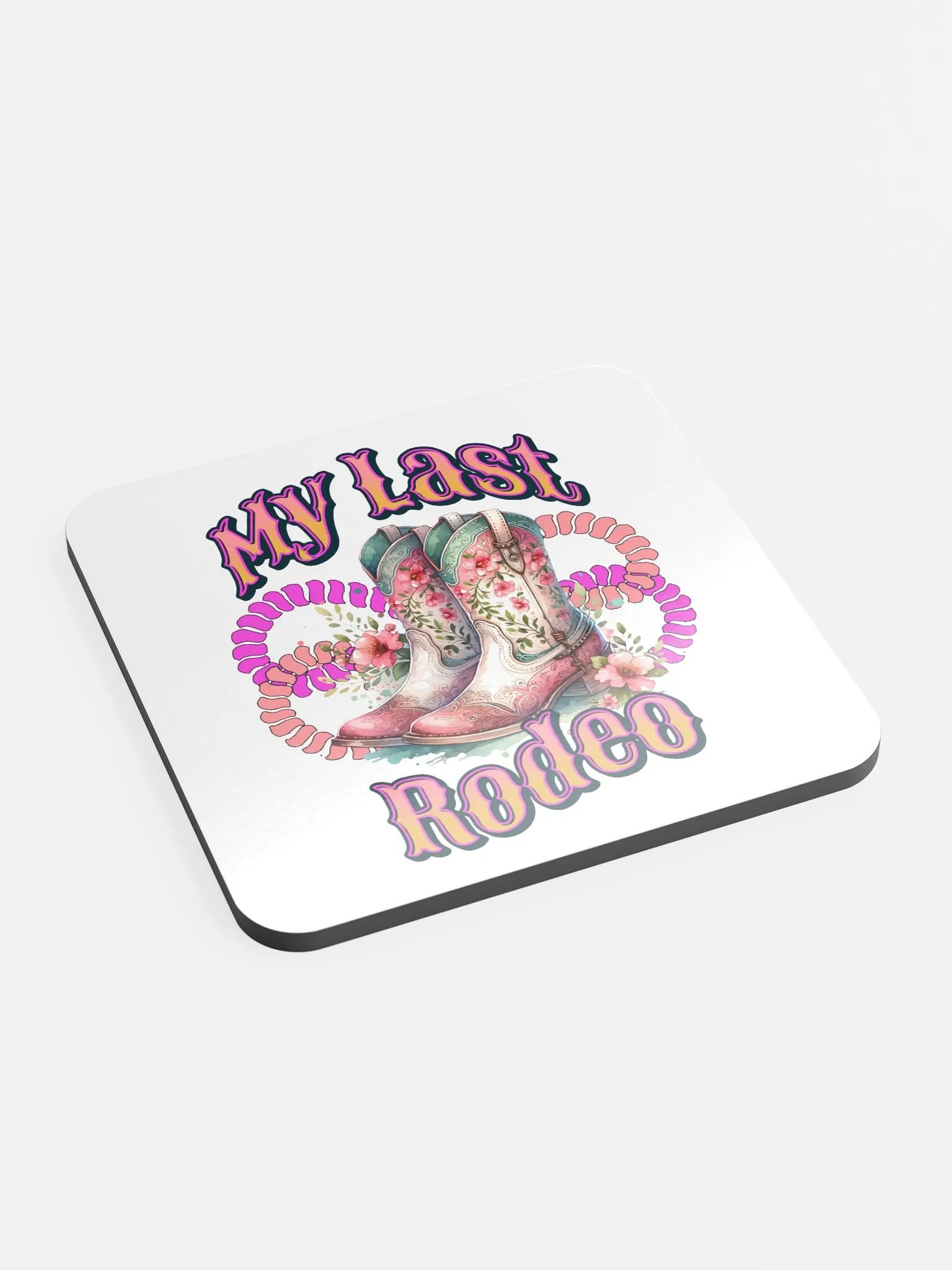 My Last Rodeo Floral Cork Coaster Set product image (3)