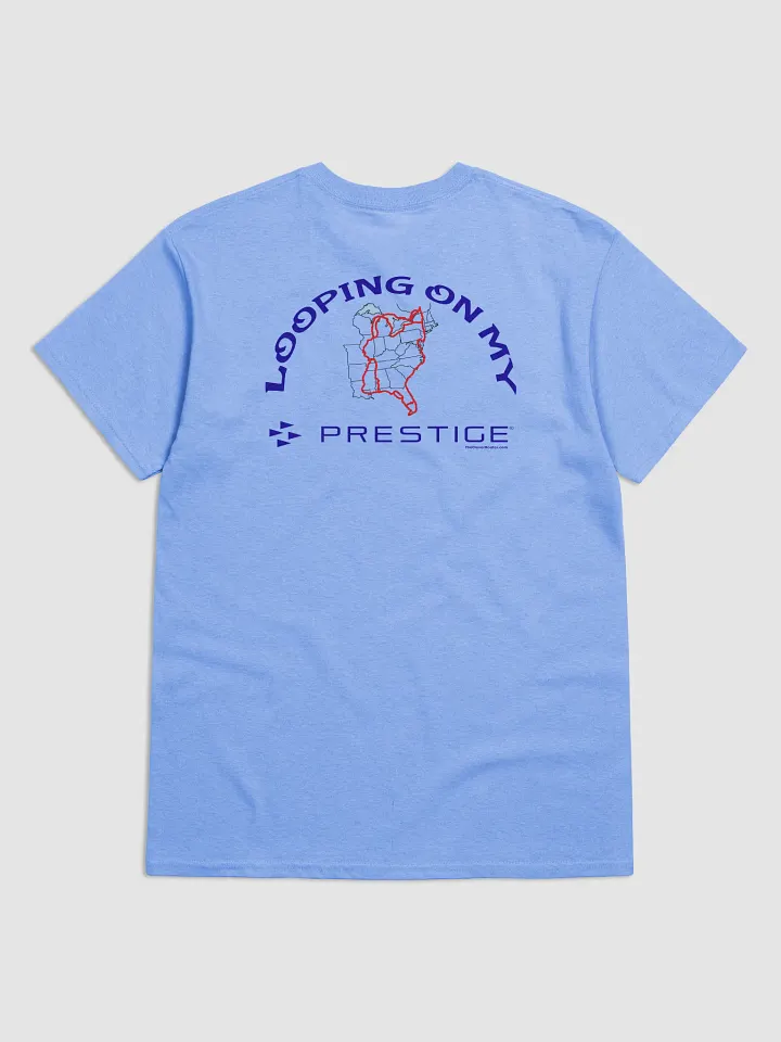 Looping On My Prestige - T-Shirt - Light Shirt w/Blue Logo product image (1)