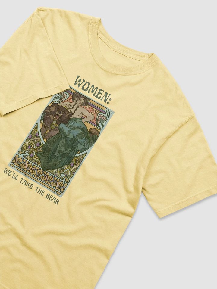 We'll Take The Bear Retro Art Print T-shirt[green version] product image (2)