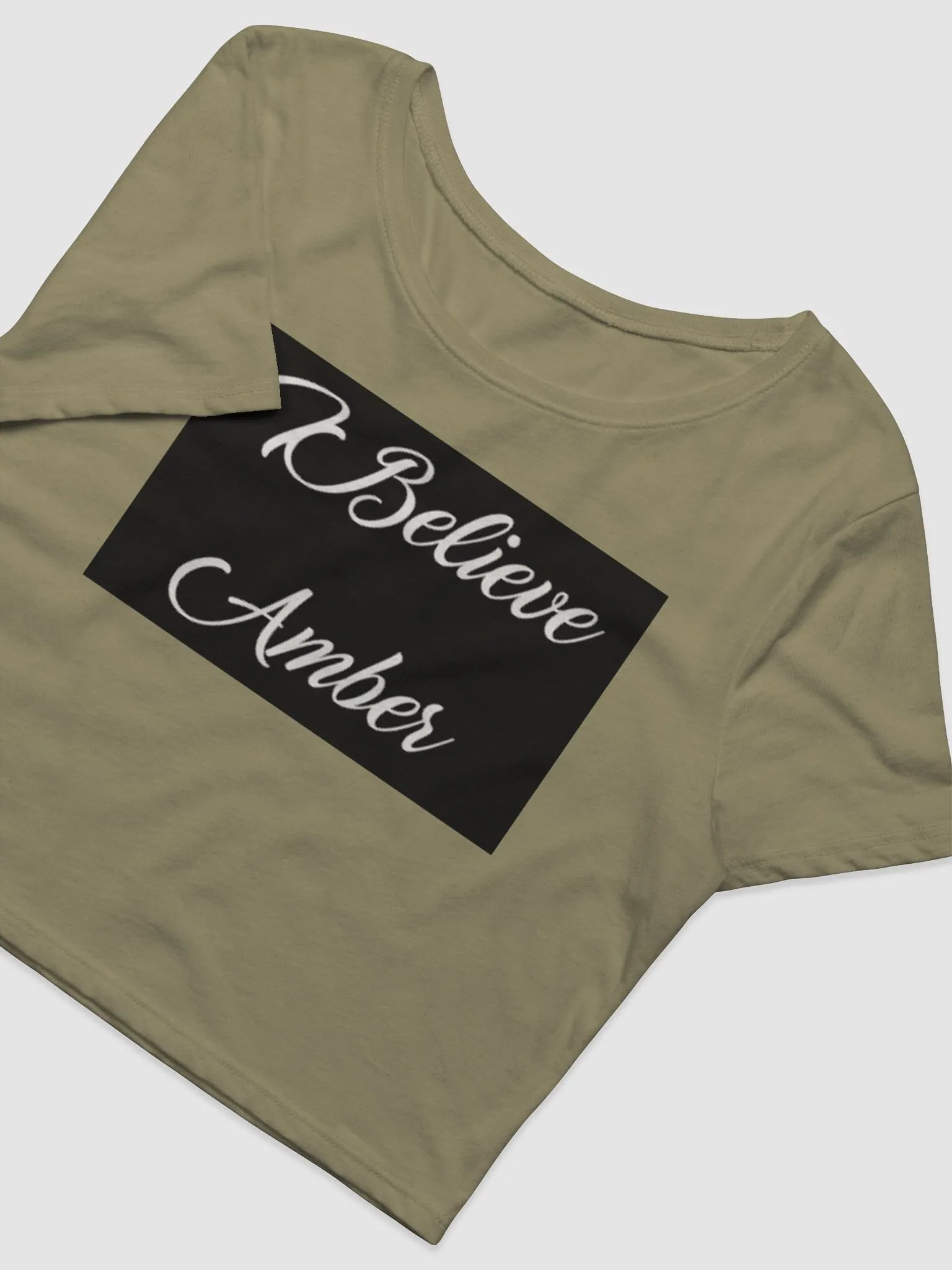 I Believe Amber Crop Tee product image (6)