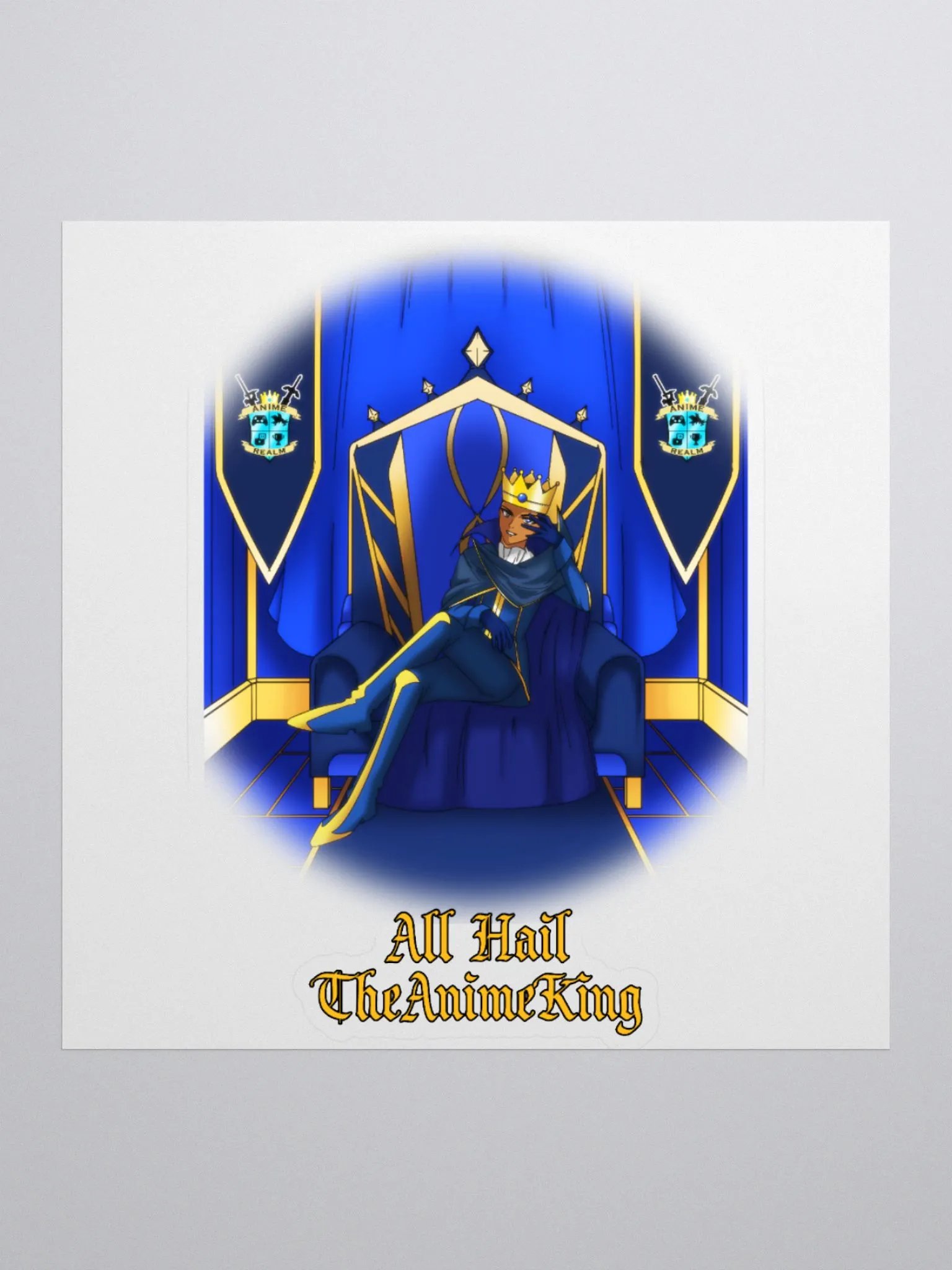 All Hail TheAnimeKing Sticker product image (2)