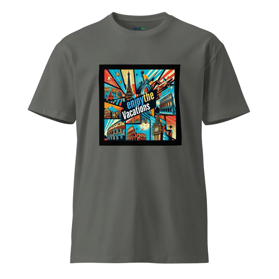 AS Colour Unisex Premium T-Shirt | AI Design explore the world product image (1)