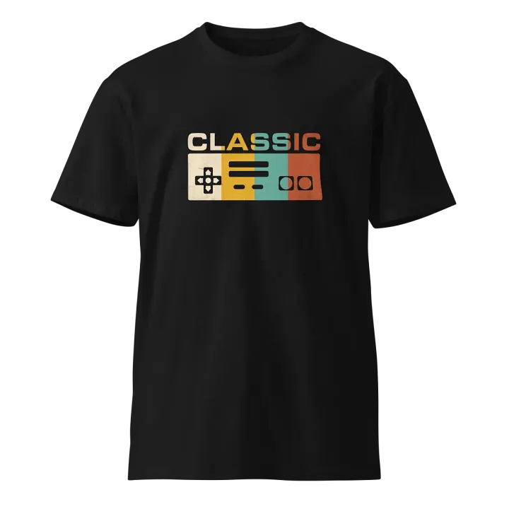 Retro Gamer Classic Controller T-Shirt product image (1)