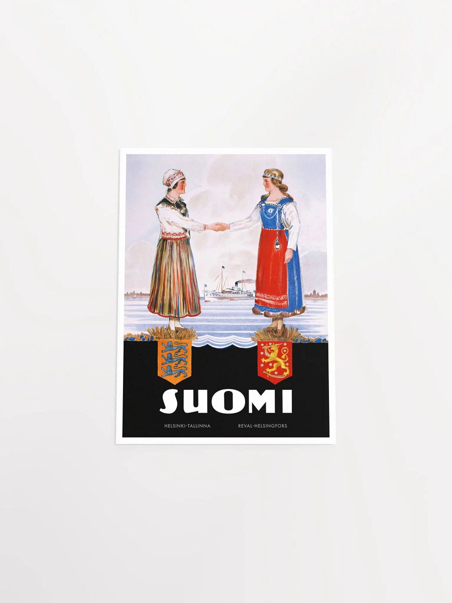 Estonia poster: Suomi. Finland - Estonia, 1920 — retro vintage travel poster, retro travel art, retro travel wall art product image (9)