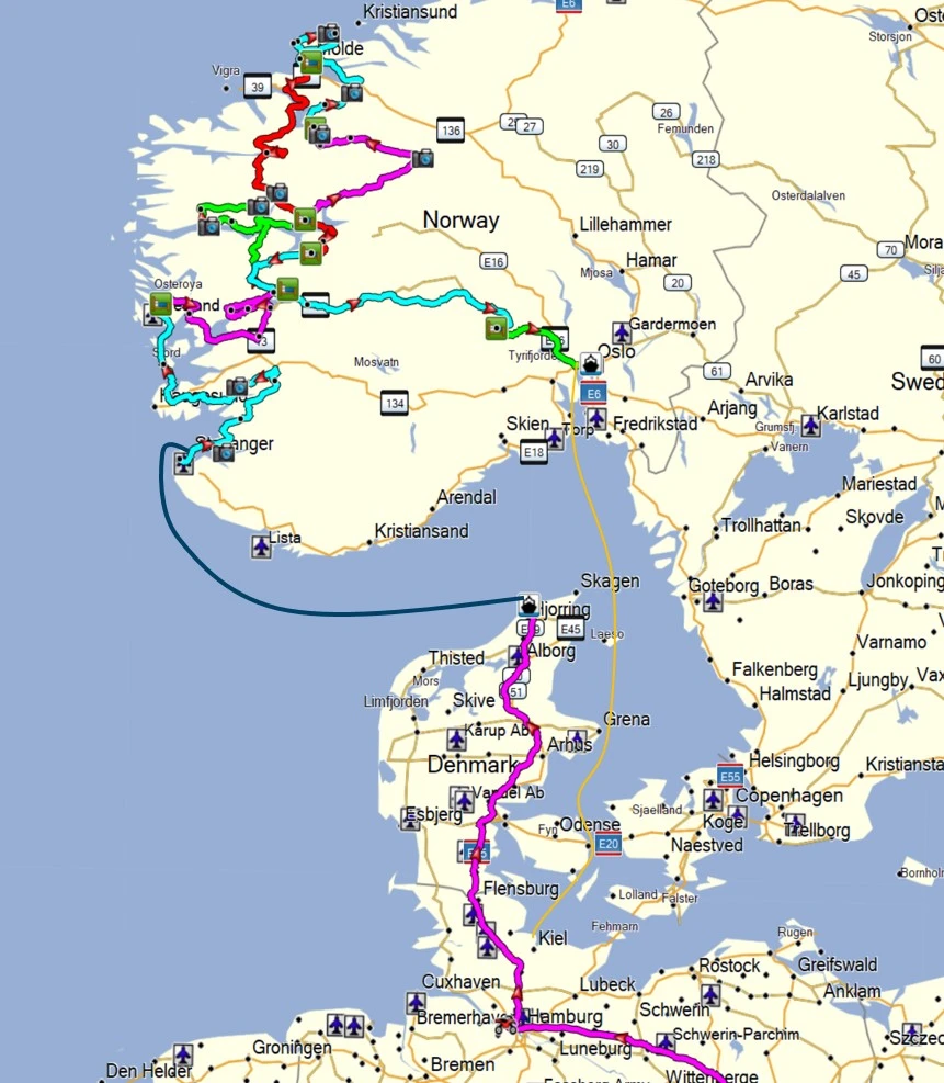 NORWAY 10-DAY TOP HIGHLIGHTS, 3150 km, Motorcycle Tour Book & GPX Data product image (2)