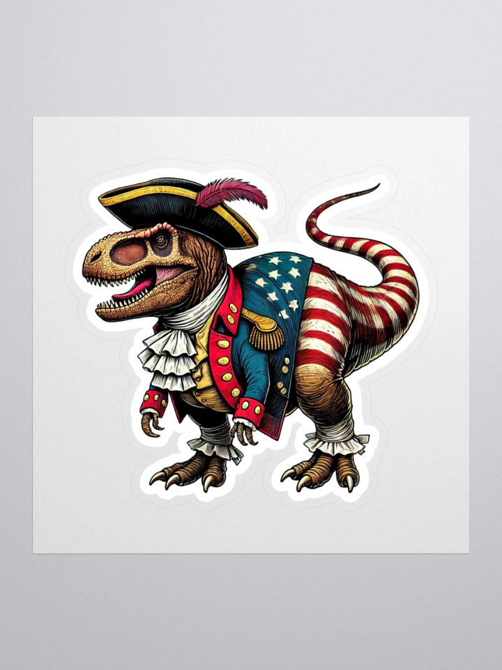 New American Dinosaur Sticker - Tyrannosaurus Prez product image (1)