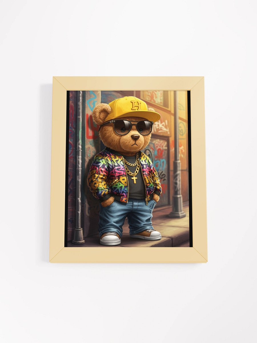 HipHop Teddy Framed Print product image (6)