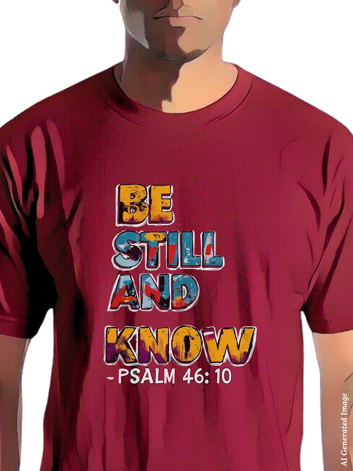 Psalm 46:10 Retro Canvas product image (1)