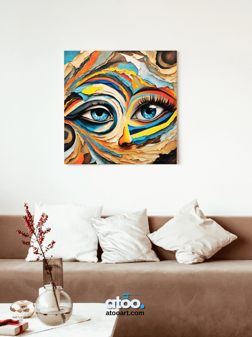 Paper Collection | The Surrealist Perspective On Life | Canvas Art Painting product image (9)