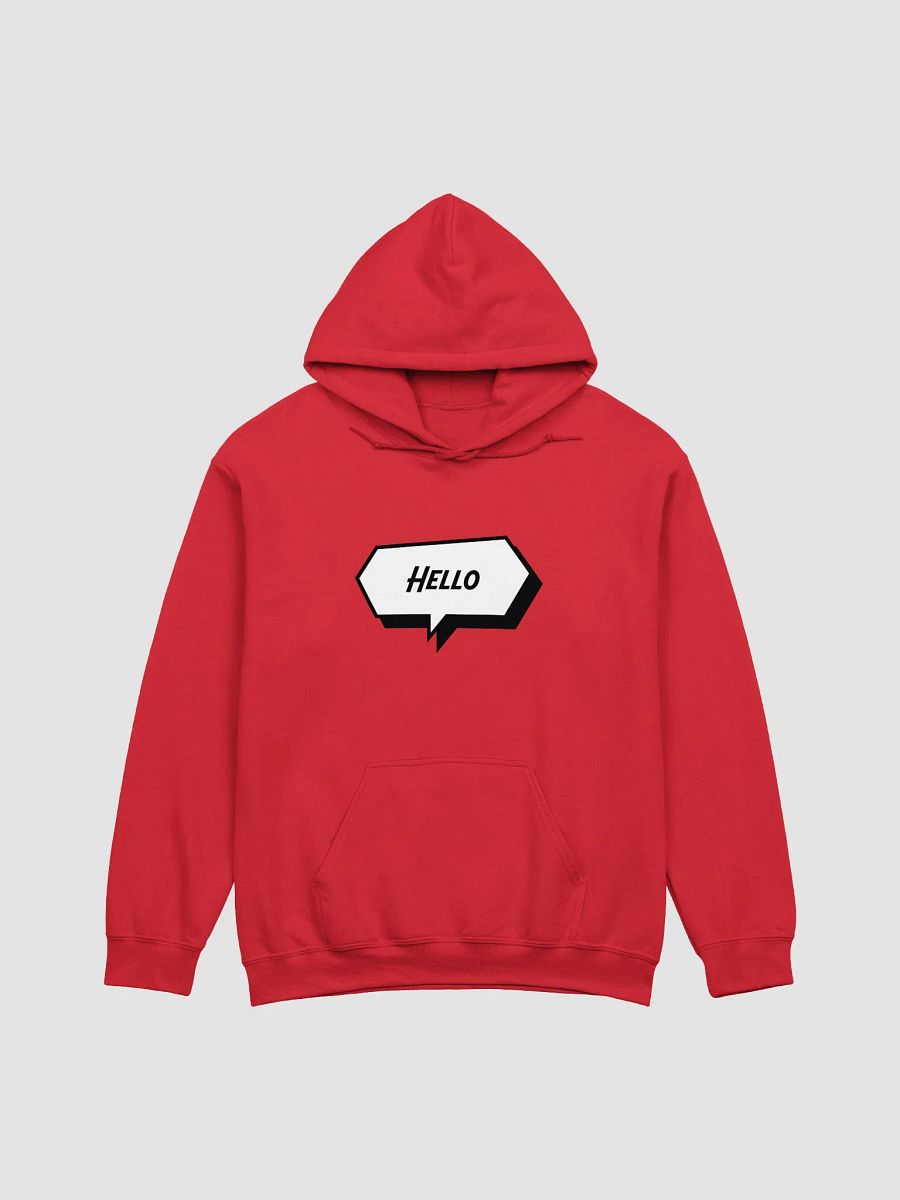 Hello Speech Bubble Gildan Hoodie product image (3)