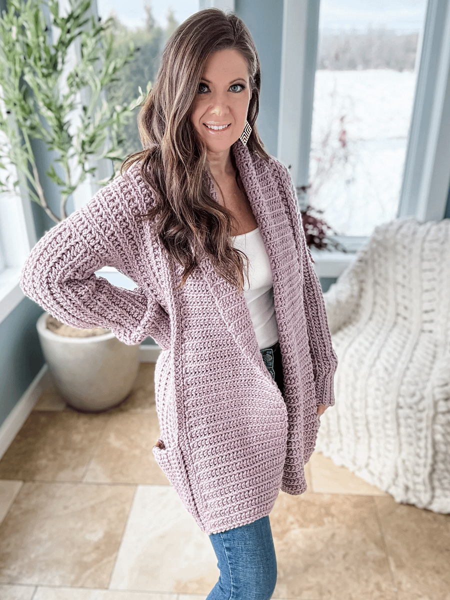 Cuddly As A Cloud Cardigan Crochet Pattern product image (5)