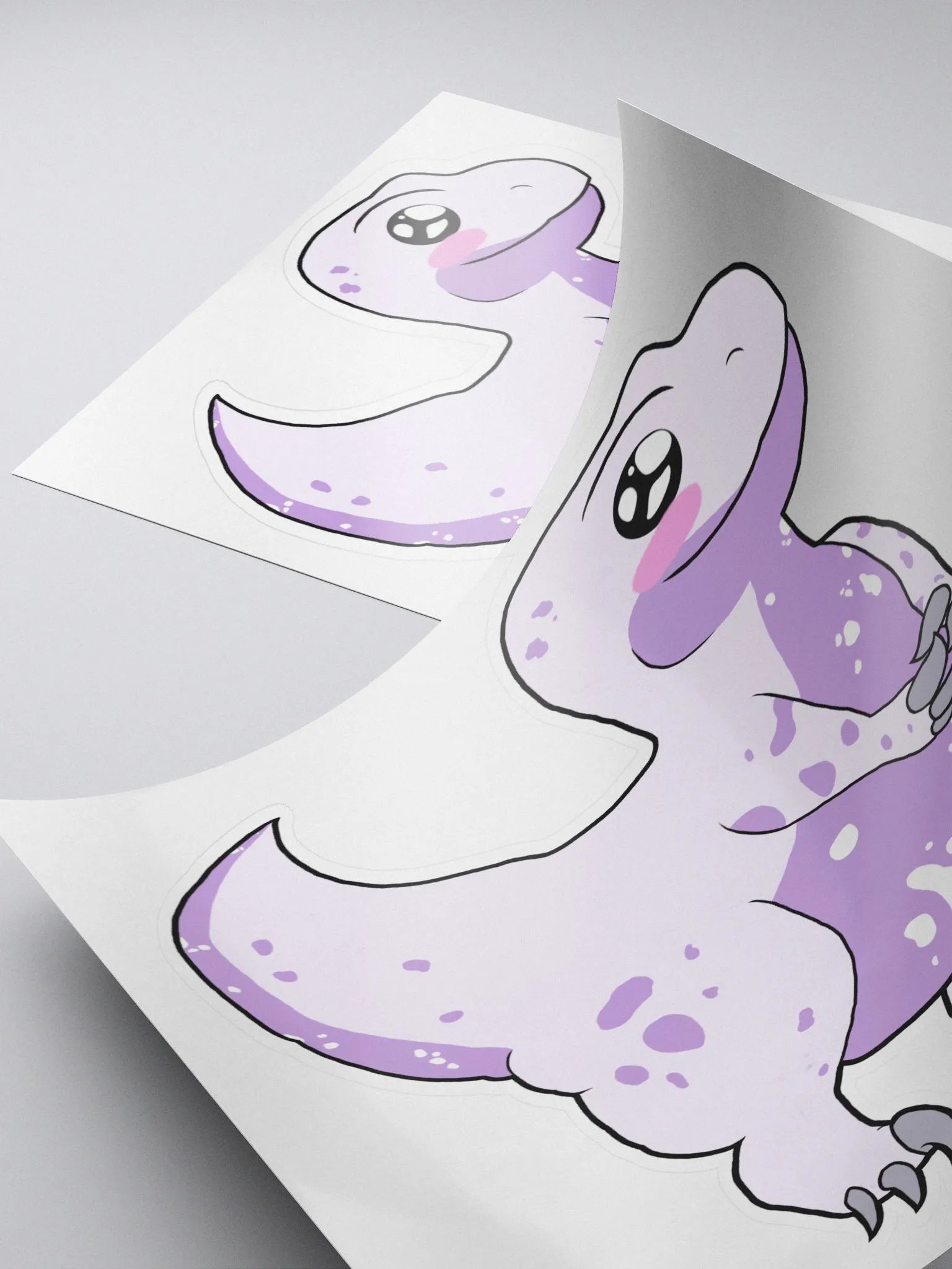 Lilac Raptor Sticker product image (4)