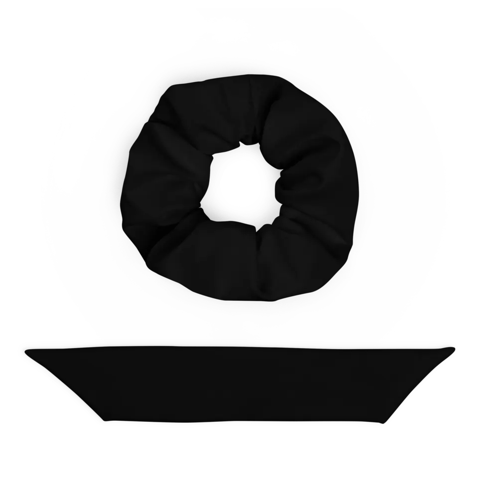 Pure Black Scrunchie product image (5)