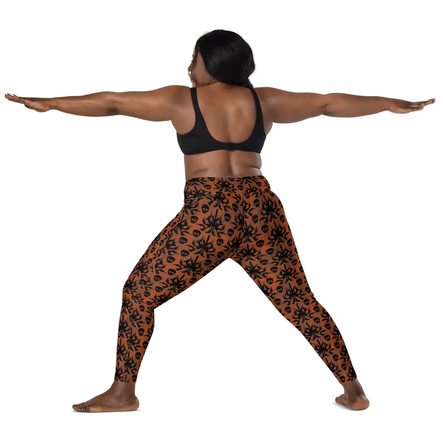 Gothic 2A High Waist Pocket Leggings - Orange product image (10)