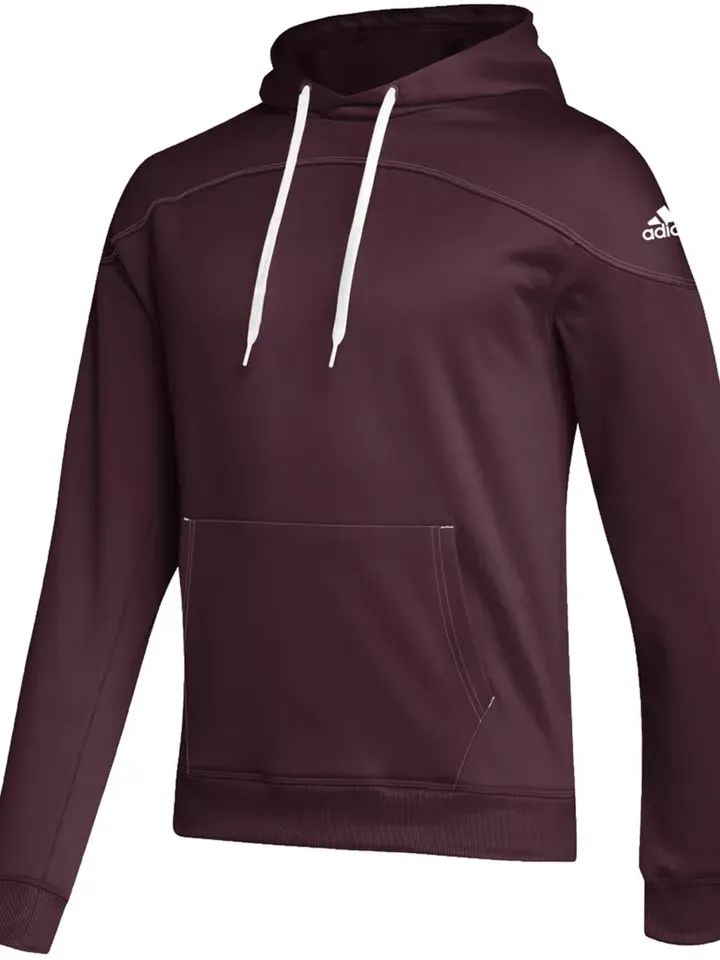 Adidas Men's Stadium Aeroready Fleece Embroidered Logo Pullover Hoodie - Maroon product image (1)