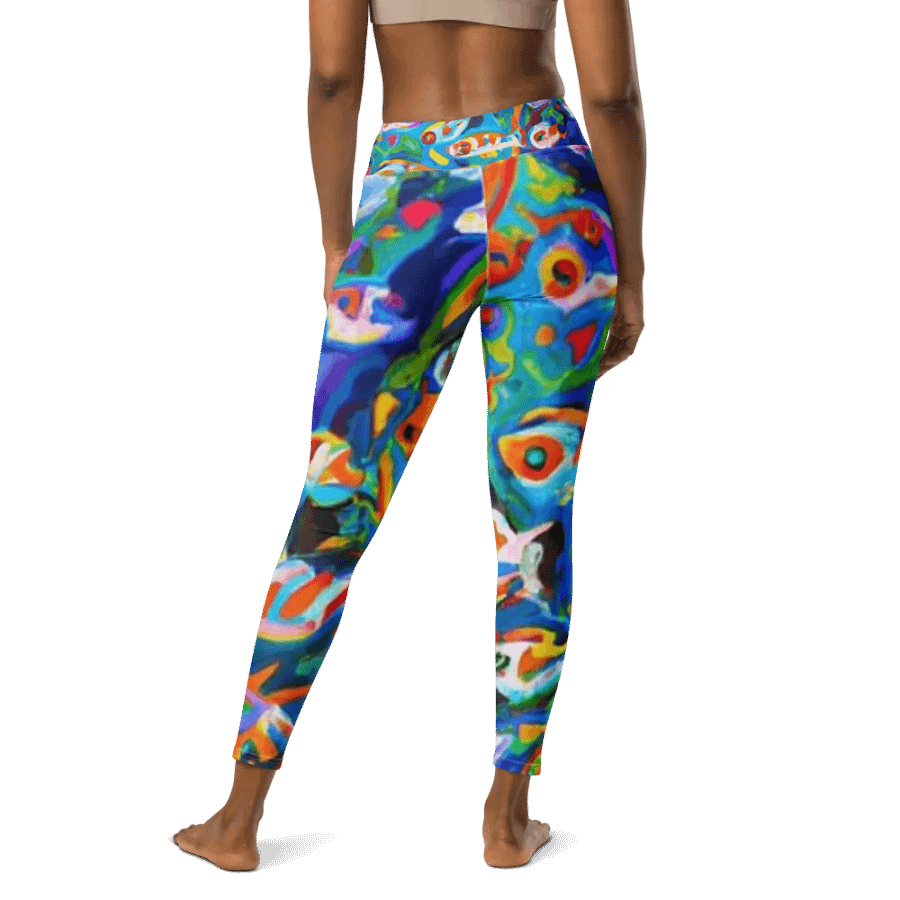 FIJI Vibrant Fish Dance Yoga Leggings product image (3)