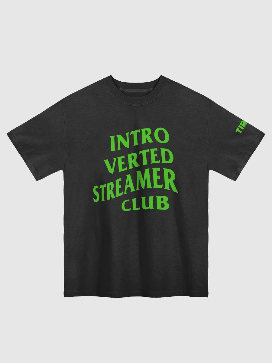 Introverted Streamer Club "Team Green" Oversized Tee product image (11)