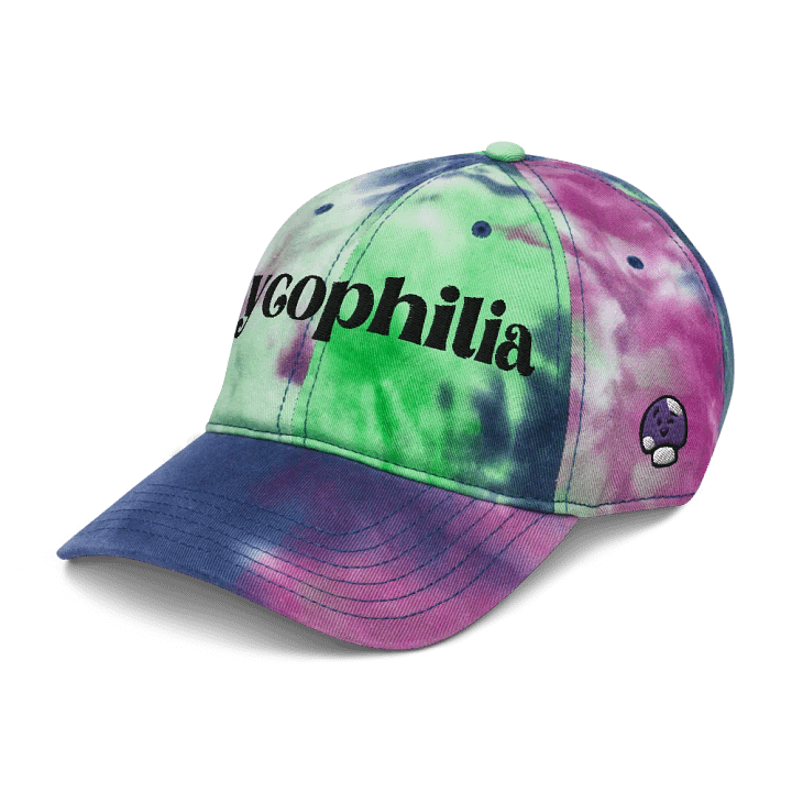 Caps de Libertad! Tie-Dye Cap (Full Mushrooms) 🍄🍄🍄 product image (1)