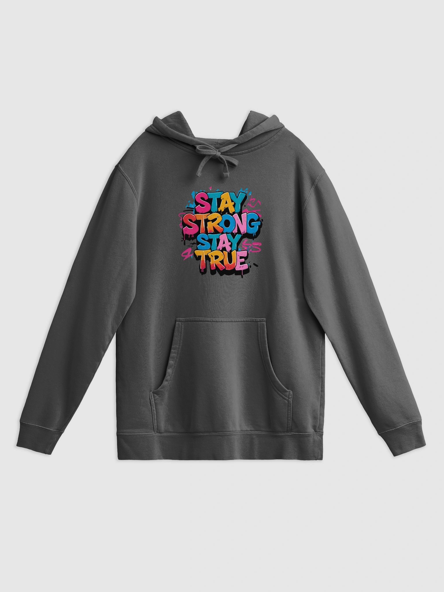 Stay Strong. Stay True Hoodie - Unisex Pigment Dyed product image (2)