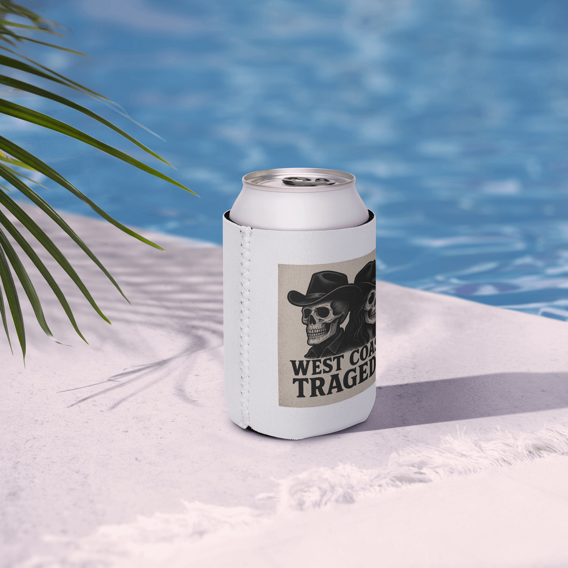 West Coast Tragedy Cowboy Skull Can Cooler product image (6)