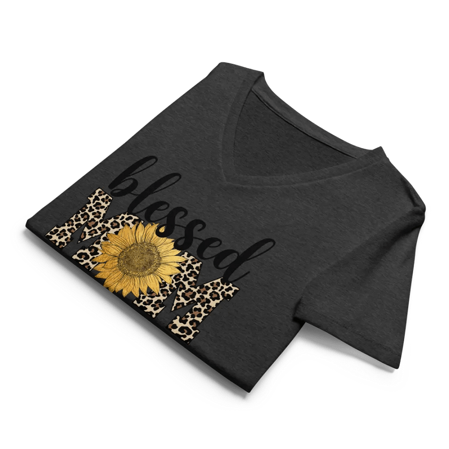 Leopard Mom Sunflower Graphic Tee product image (23)