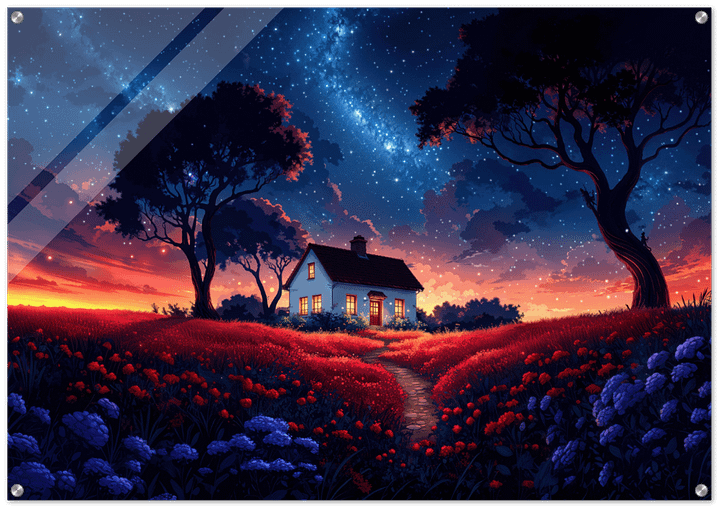 STARRY NIGHT GLOSSY ACRYLIC PRINT product image (1)