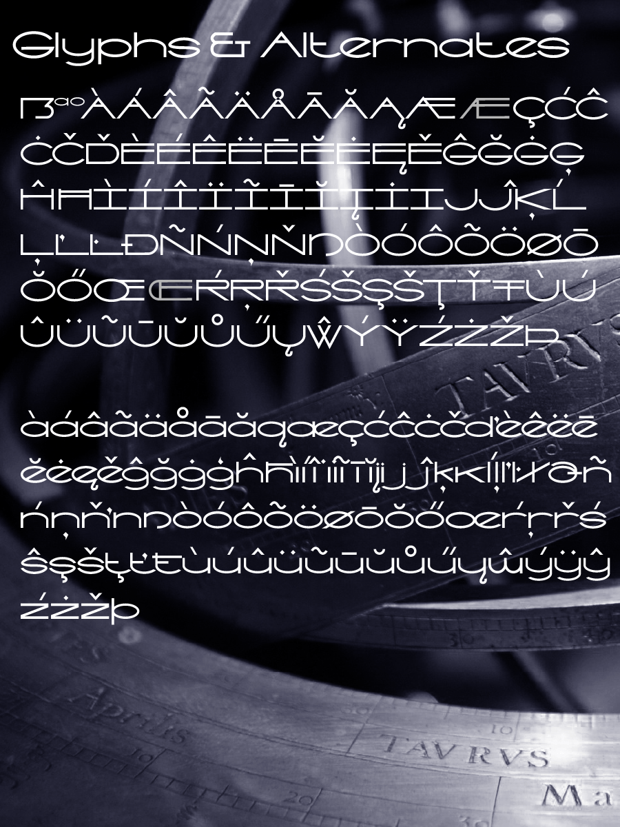 Armillary font product image (4)
