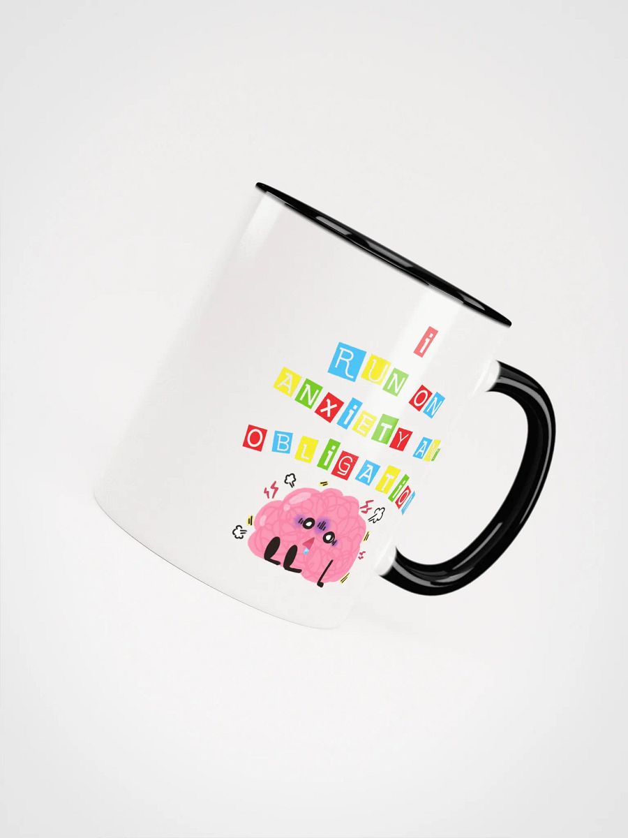I Run On Anxiety And Obligation Accent Mug product image (7)