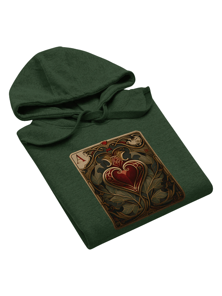 Ace of Hearts Ornate Premium Hoodie product image (2)