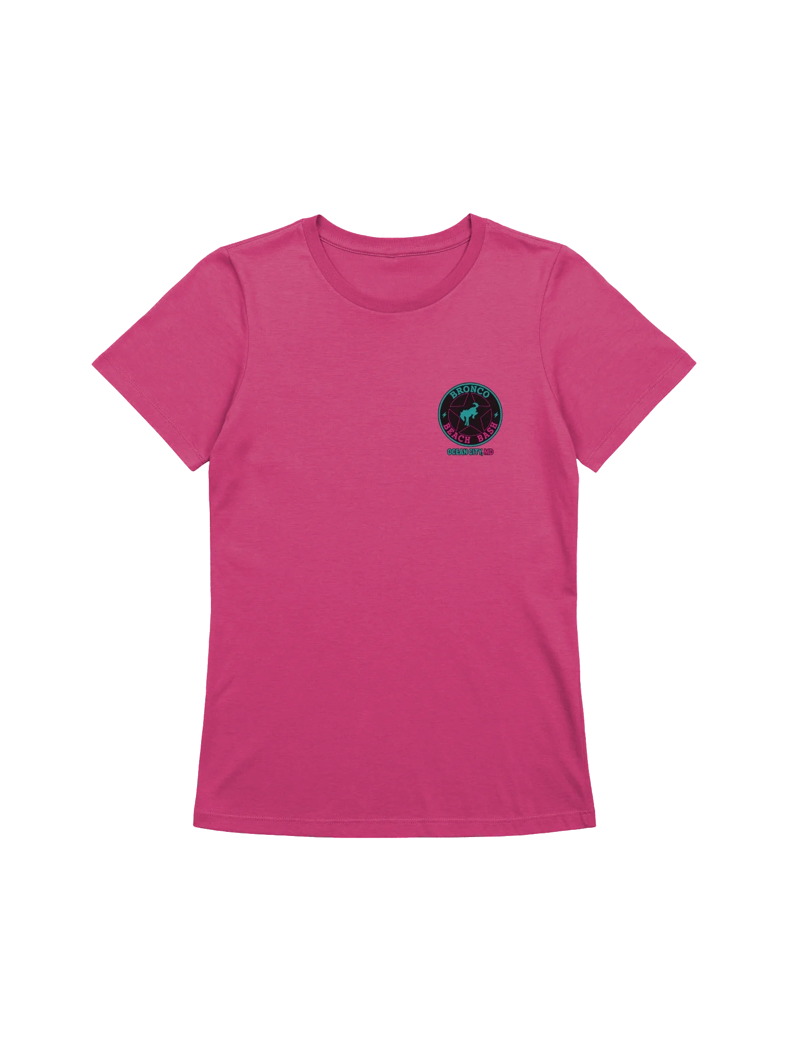 2025 Bronco Beach Bash Ocean City / Destination Bigfoot Bronco Collab | Women's Relaxed Fit Bella + Canvas Supersoft T-Shirt (Multiple Colors Available) product image (6)