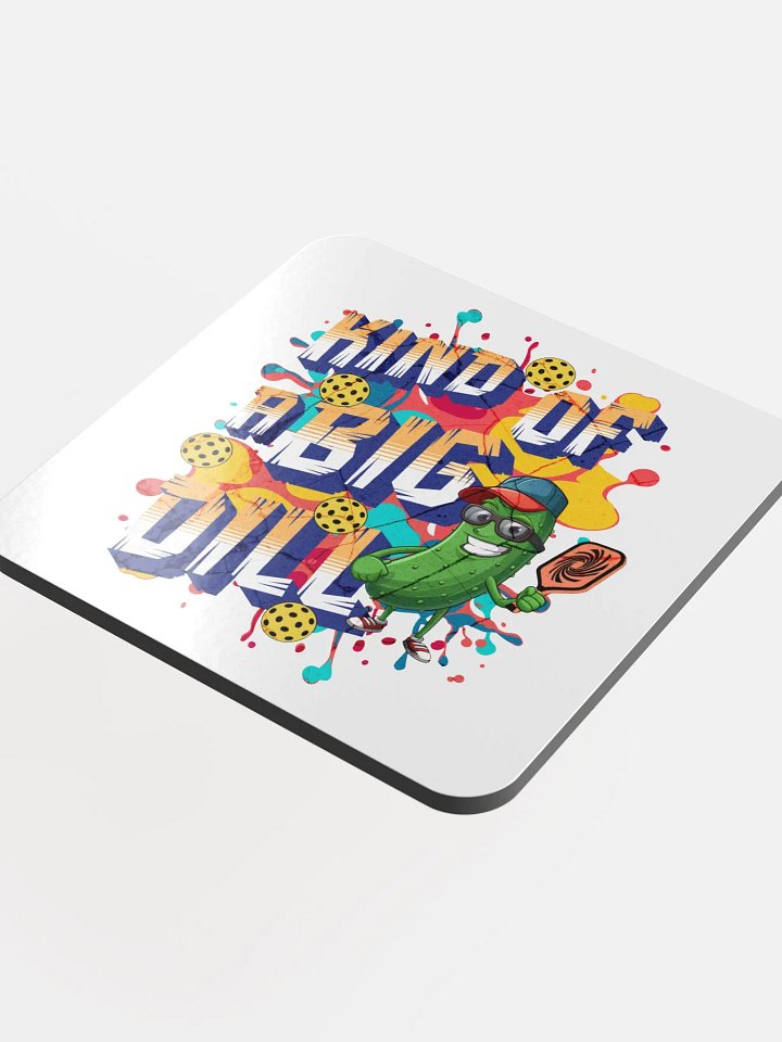 Kind Of A Big Dill Pickleball Sassy Coaster Set product image (1)