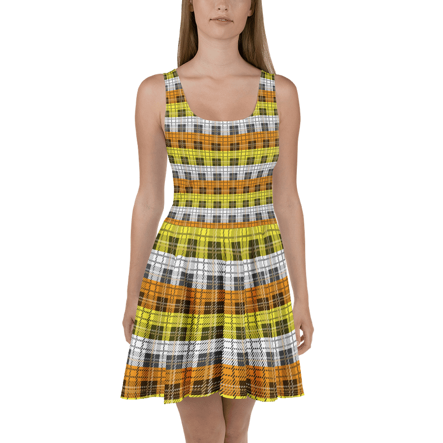 Maverique Pride Plaid Skater Dress product image (2)