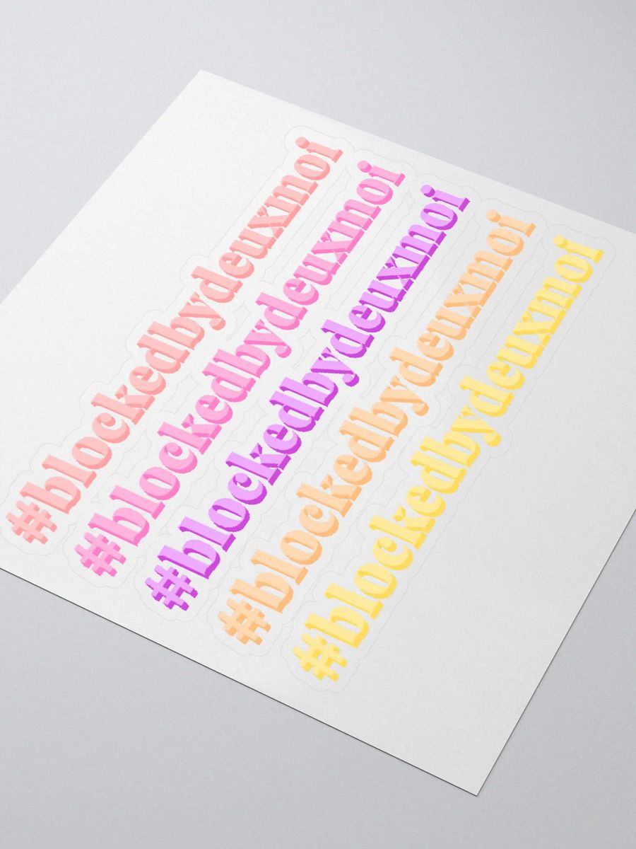 Blocked By DM Sticker - Multi product image (3)