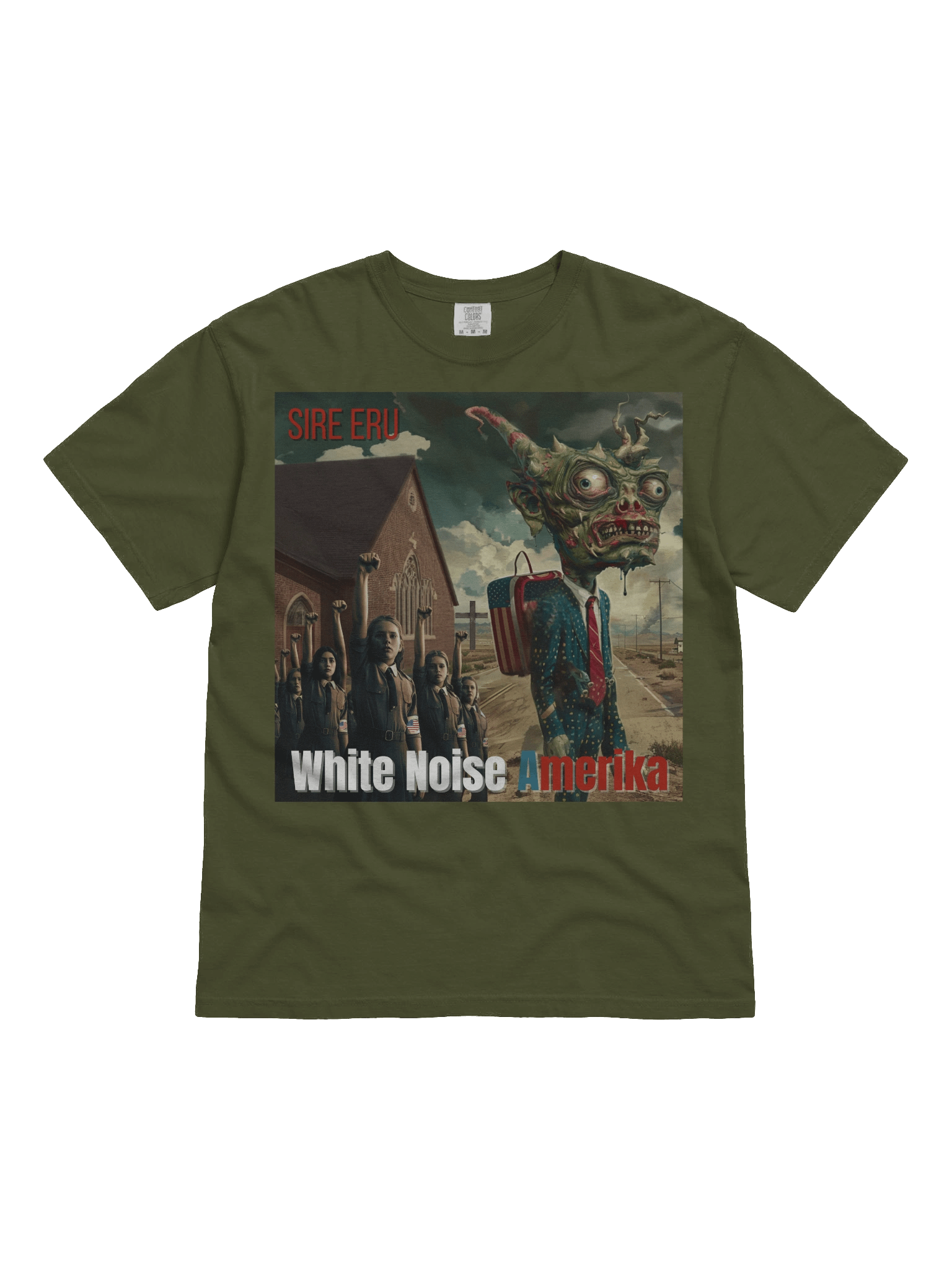 WHITE NOISE AMERIKA – Graphic T-Shirt by SIRE ERU product image (1)