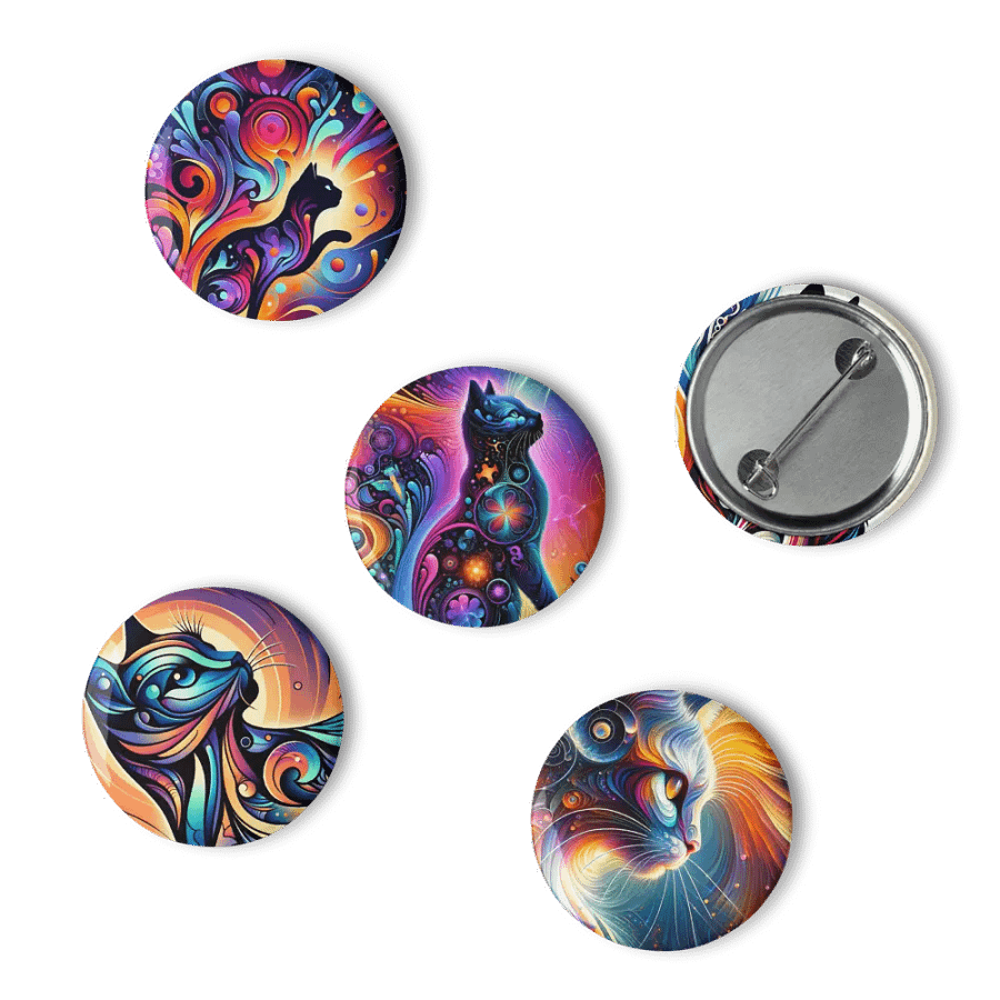 Set of Pin Buttons: American Shorthair product image (6)