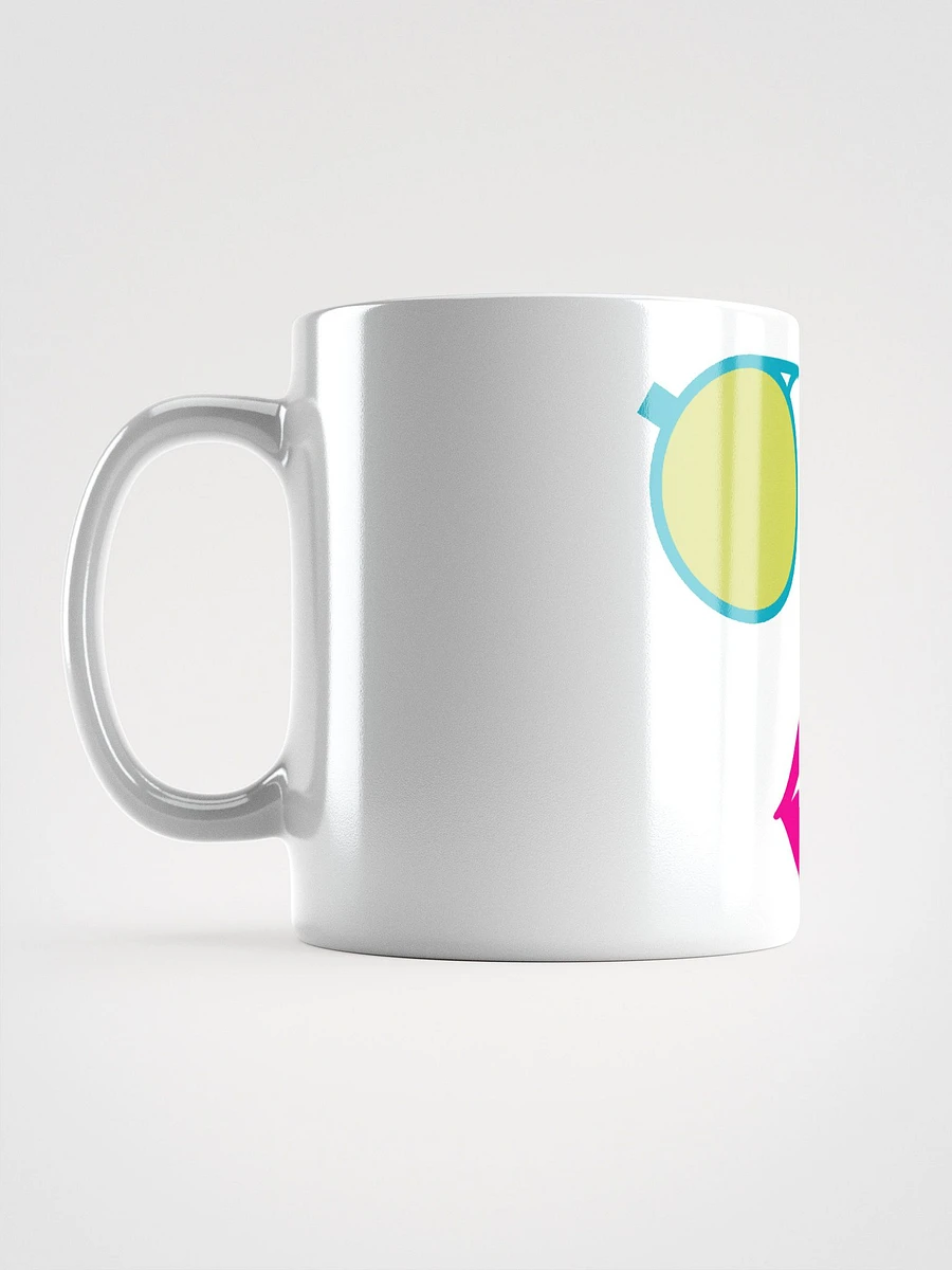 Iconic Sunny Outlook Sunglasses and Lips Minimalist Mug product image (5)