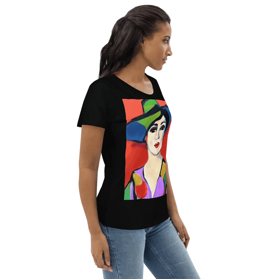Donna with Hat Fitted Eco Tee product image (6)