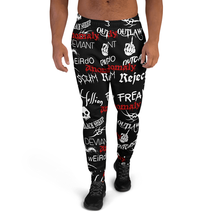 Outcast All Over Black Sweatpants product image (2)