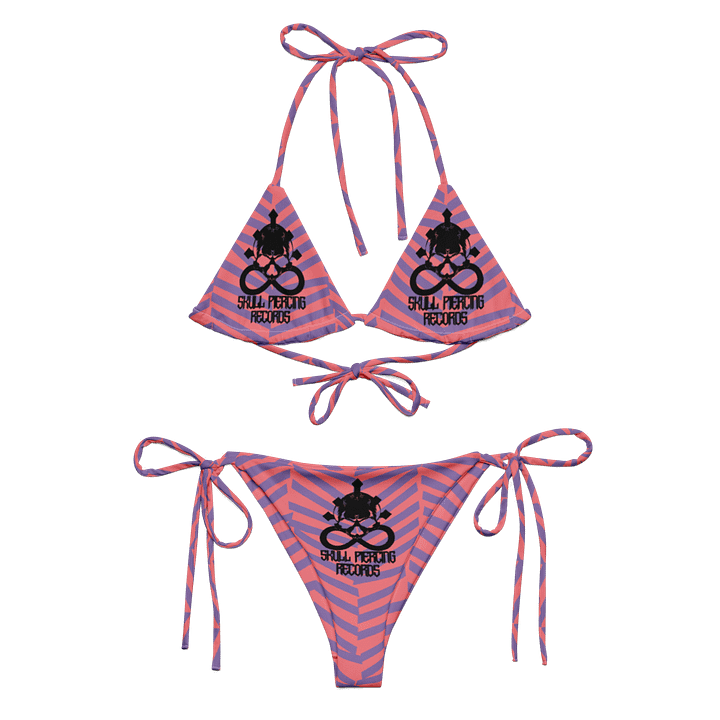 Skull Piercing Records Herringbone Bikini Set product image (1)