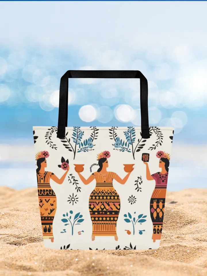Daughters of the Olive Grove: Large Tote/Beach Bag w/ Pocket product image (1)
