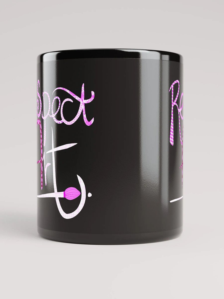 Respect Art Black Mug product image (7)