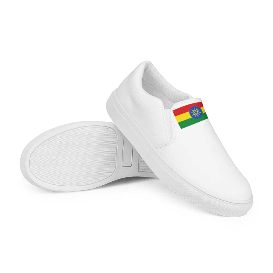 Ethiopian-Starlight Flag Women's Slip-Ons product image (12)