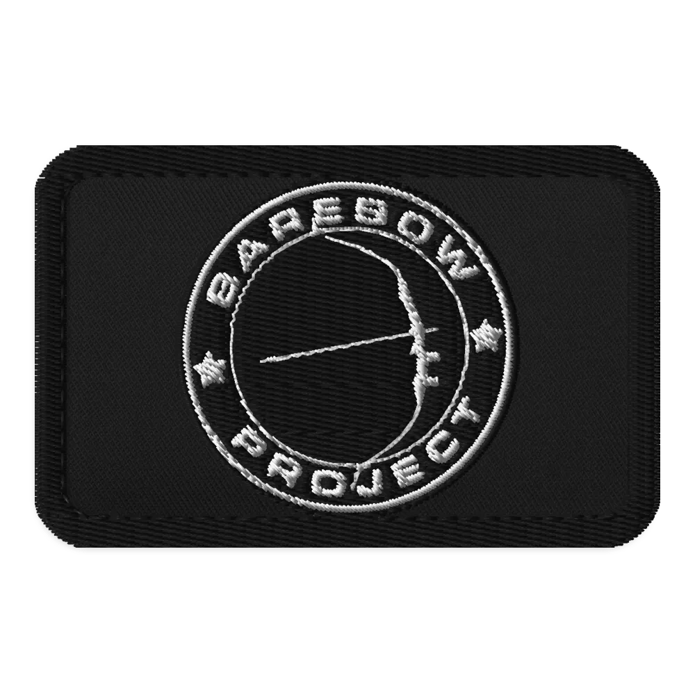 BBP White Black Logo Patch product image (1)